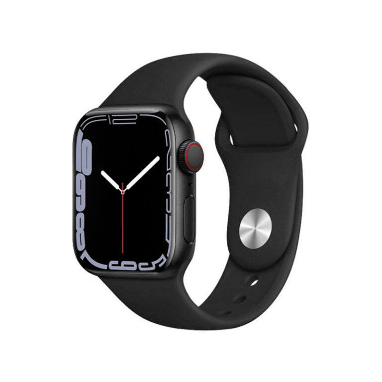 Apple Watch black szilikon óraszíj, fekete