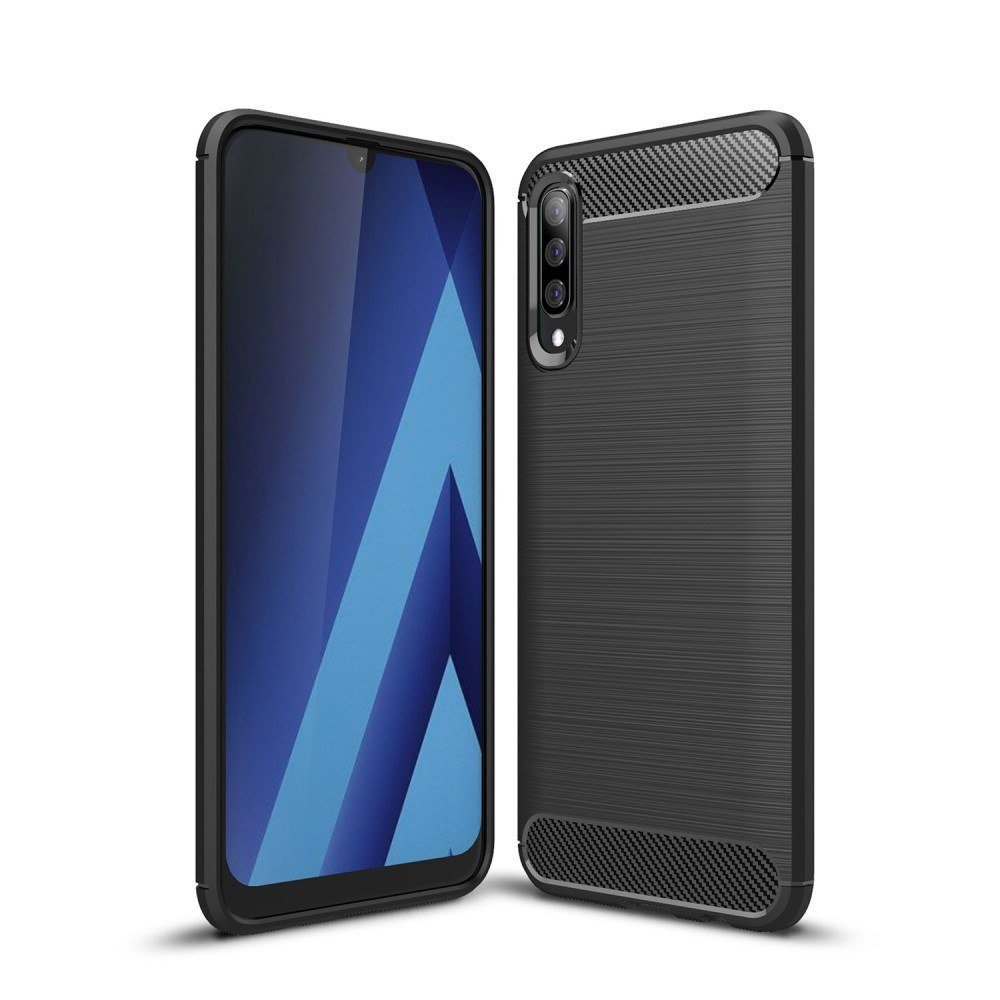 Samsung Galaxy A30S tok, Ultimate Carbon ütésálló fekete