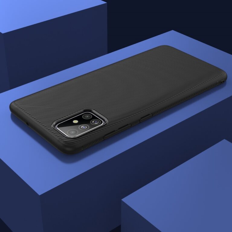 Samsung Galaxy A51 telefontok, Ultra Touch Black 3D fekete színű
