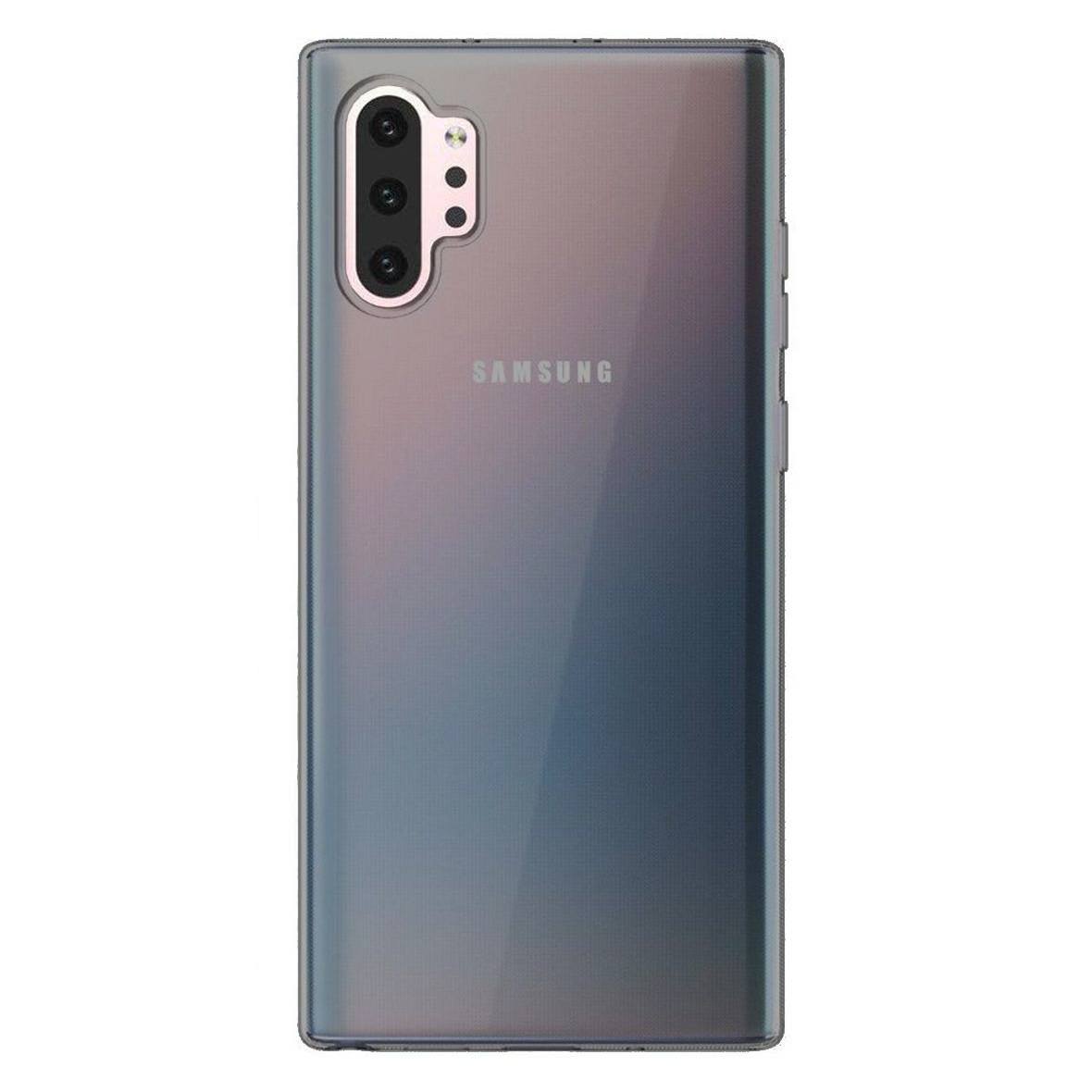 Samsung Galaxy Note 10 Plus, Fusion Protect Smoke szürke szilikontok