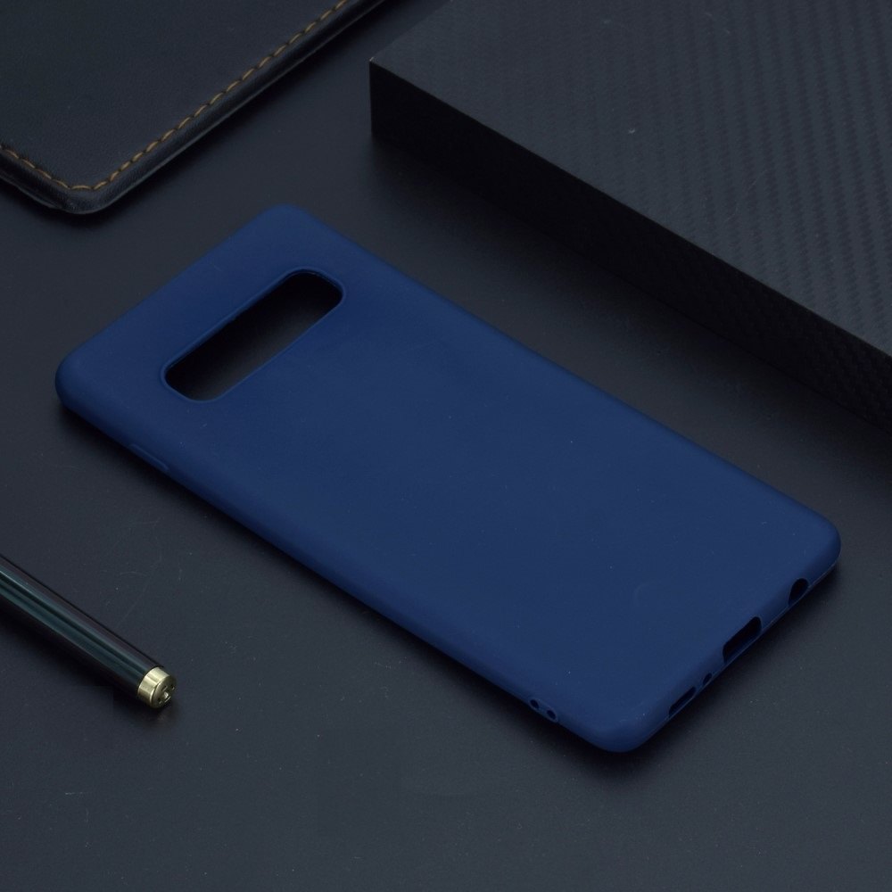 Samsung Galaxy S10 tok, Soft Dark sötétkék ujjlenyomat mentes