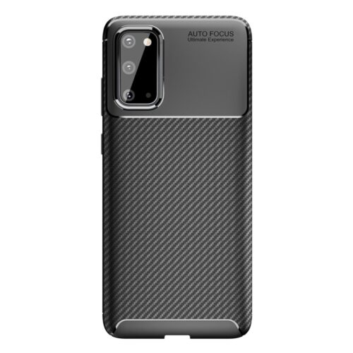 Samsung Galaxy S20 tok, Rugged Carbon Black fekete ütésálló
