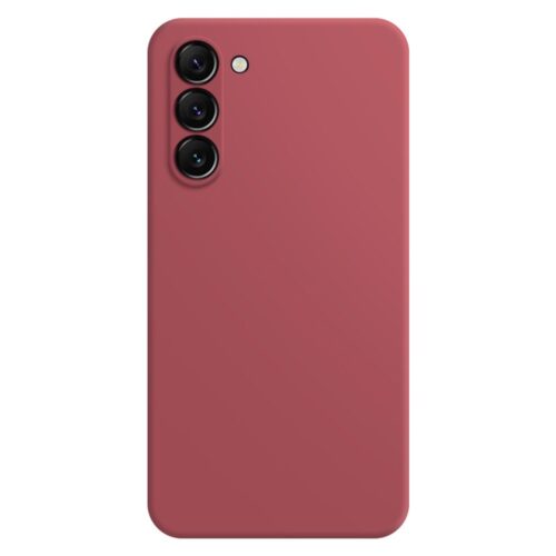 Samsung S23 Plus szilikontok, Simple Red bordó piros színben