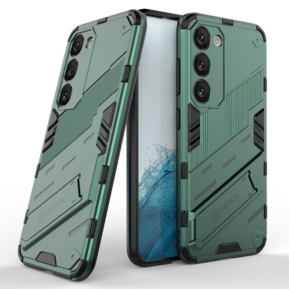 Samsung S23 Plus hybrid védőtok, Defender Green sötétzöld