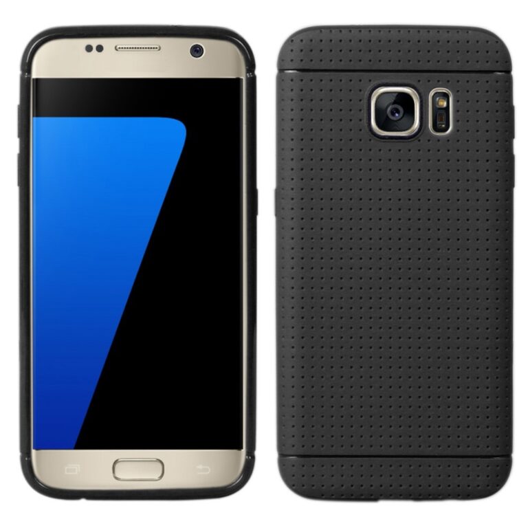 Capsule Black Samsung Galaxy S7 szilikontok, fekete