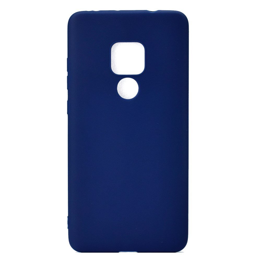 Huawei Mate 20 telefontok, Soft Dark sötétkék matt slim tpu