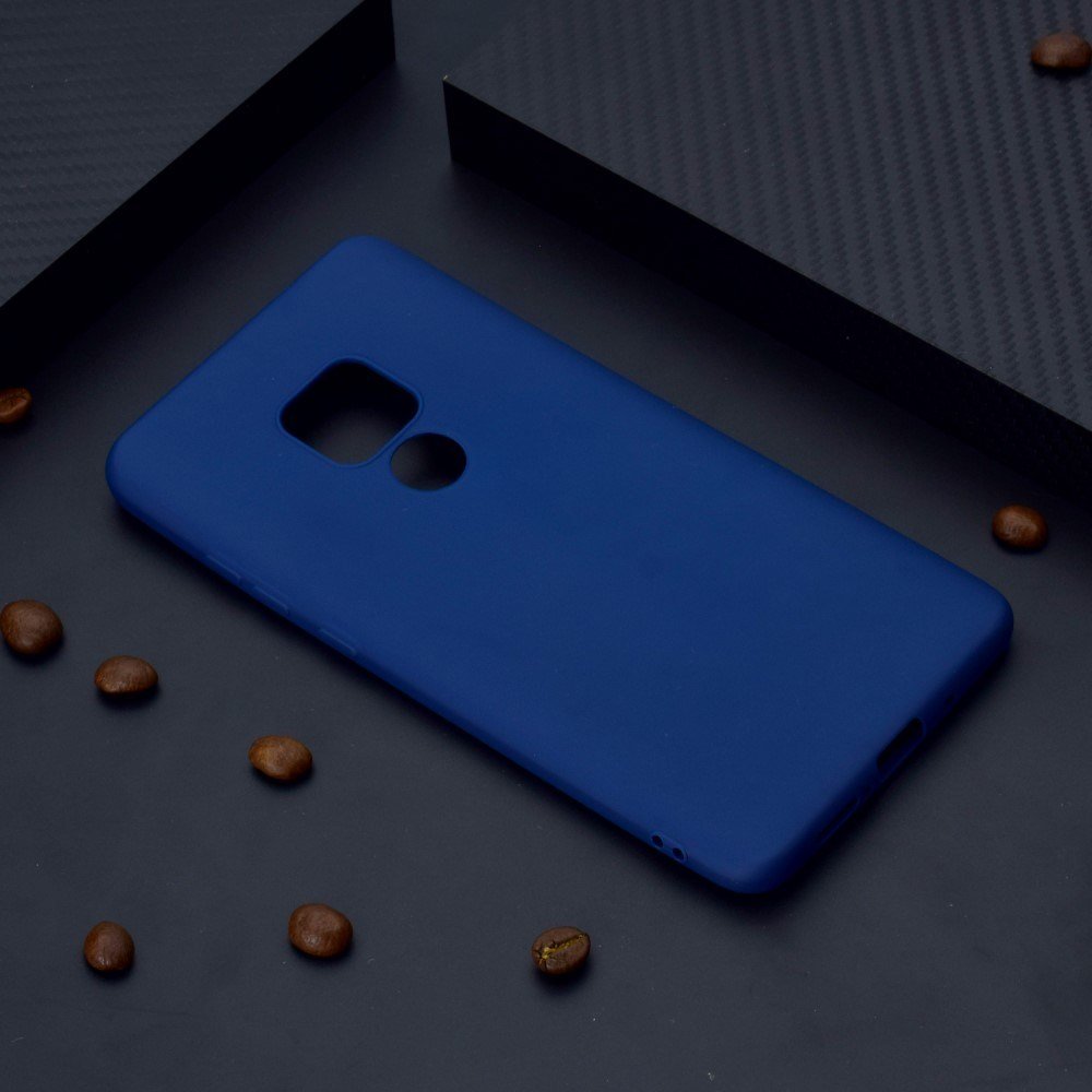 Huawei Mate 20 telefontok, Soft Dark sötétkék matt slim tpu