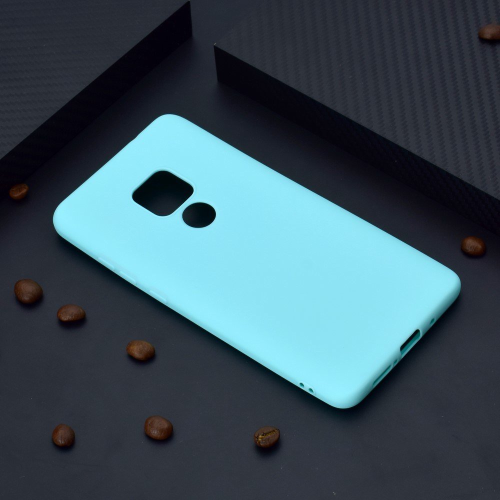 Huawei Mate 20 tok hátlap, Soft Sky világoskék matt tpu