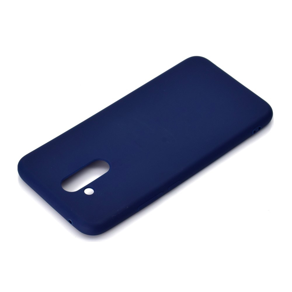 Huawei Mate 20 Lite tok hátlap, Soft Blue sötétkék anyagú tpu