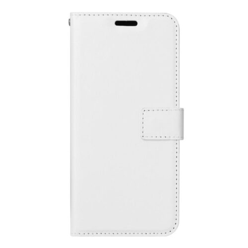 Huawei P Smart Z, Leather Book fehér oldalra nyíló bőrtok