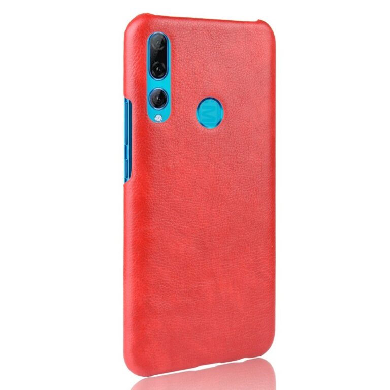 Huawei P Smart Z, Vintage Leather Red piros eredeti bőrtok