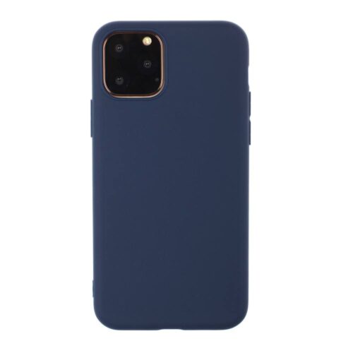 iPhone 11 Pro Max mobiltok, Silk Fit Blue sötétkék vékony matt