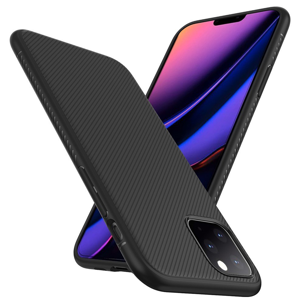 iPhone 11 Pro védőtok, Ultra Touch Black 3D fekete mintás