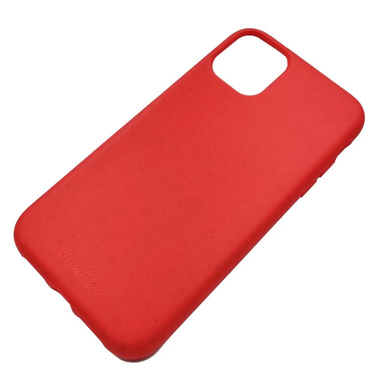 iPhone 11, Lebomló RealCare Red piros bio ütésálló védőtok