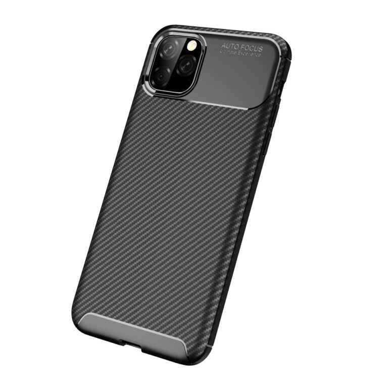iPhone 12 Pro telefontok, Extreme Carbon Black fekete mintás