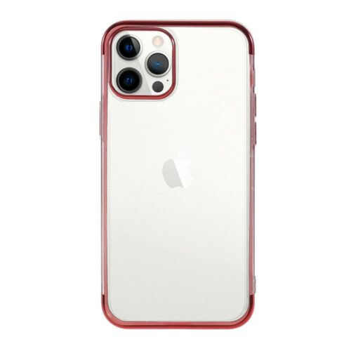 iPhone 13 Pro védőtok, Electro Red piros fényes kerettel