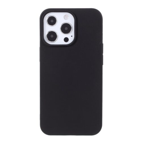 iPhone 13 Pro Max mobiltok, Rubber Black fekete színben