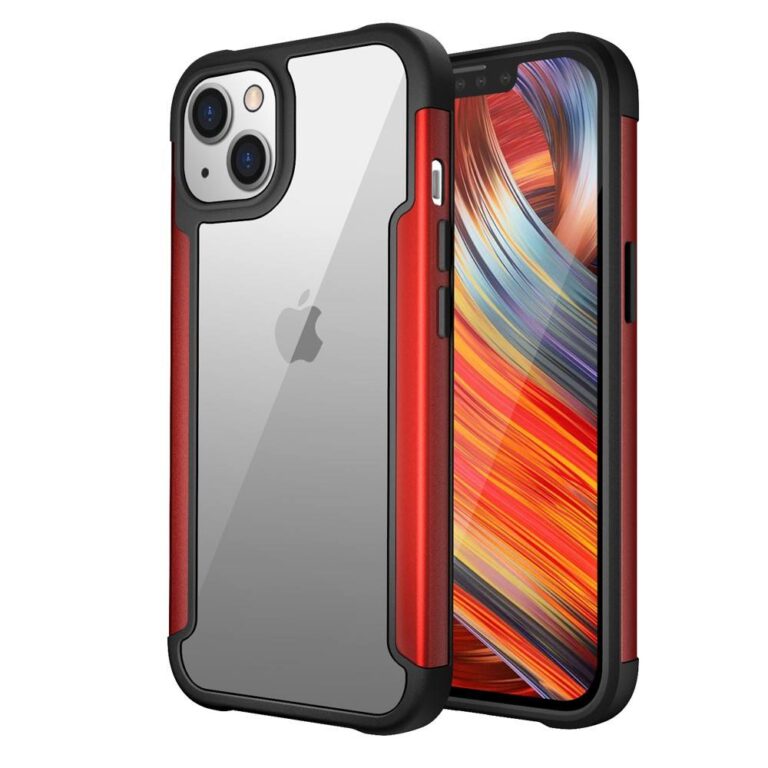 iPhone 13 Mini fém keret, Onyx Metal Red piros színben
