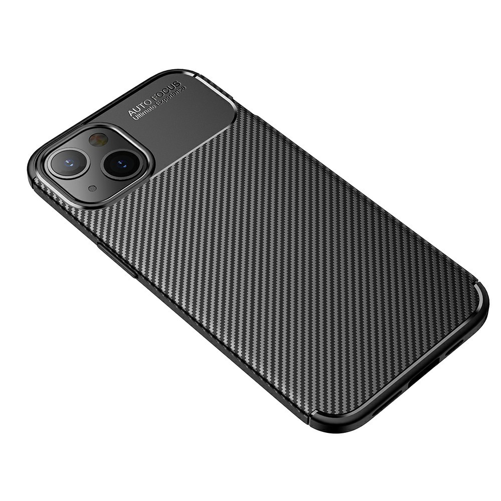 iPhone 13 ütésálló tok, Extreme Carbon fekete