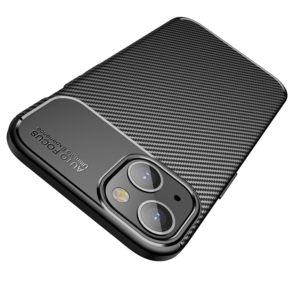 iPhone 13 ütésálló tok, Extreme Carbon fekete