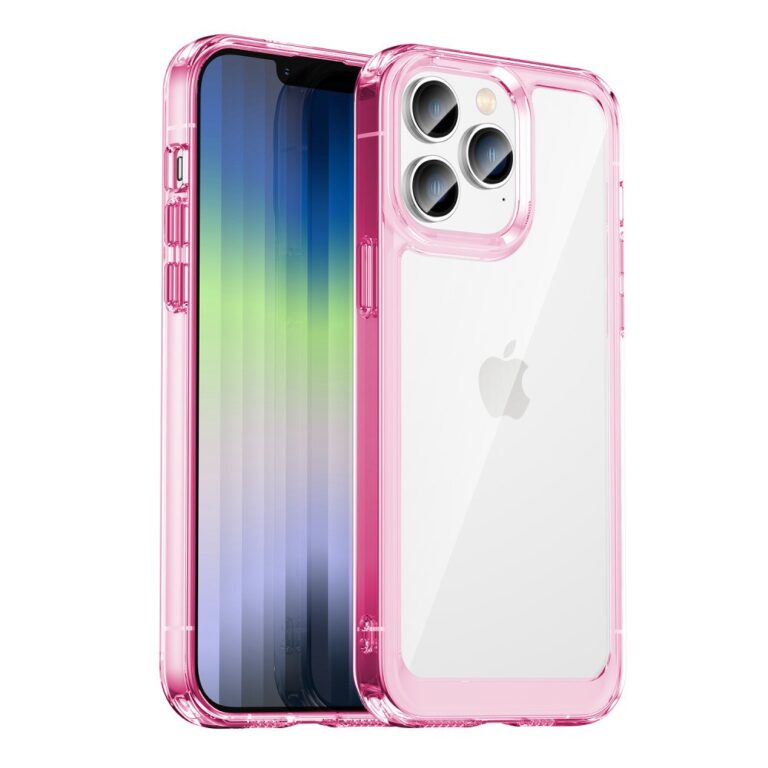 iPhone 14 Pro Max védőtok, Evo Hybrid Pink ütésálló védelem