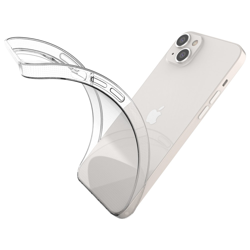 iPhone 14 szilikontok, Liquid Clear vékony áttetsző védelem