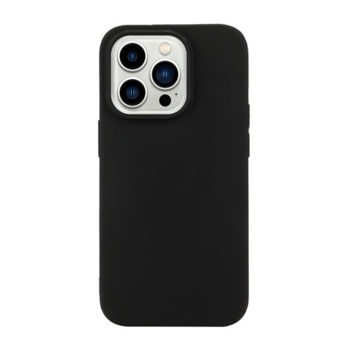 iPhone 15 Pro Max szilikontok, Matte Black vékony tpu2