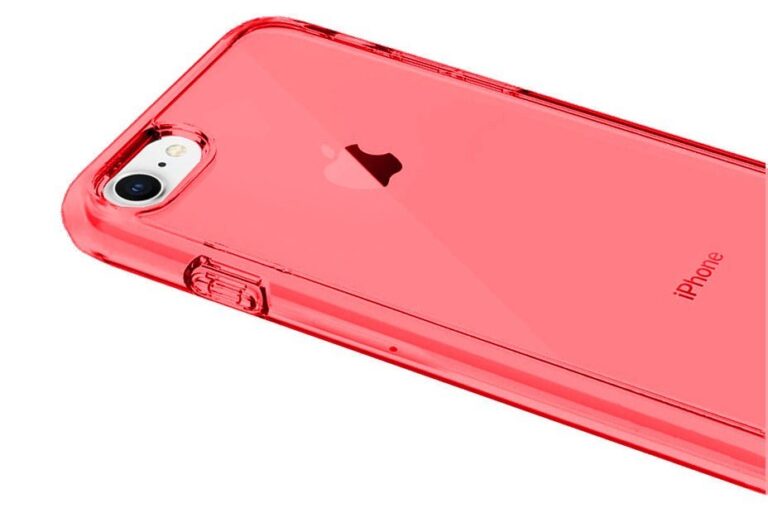 iPhone 8, Fusion Color Red piros prémium szilikontok
