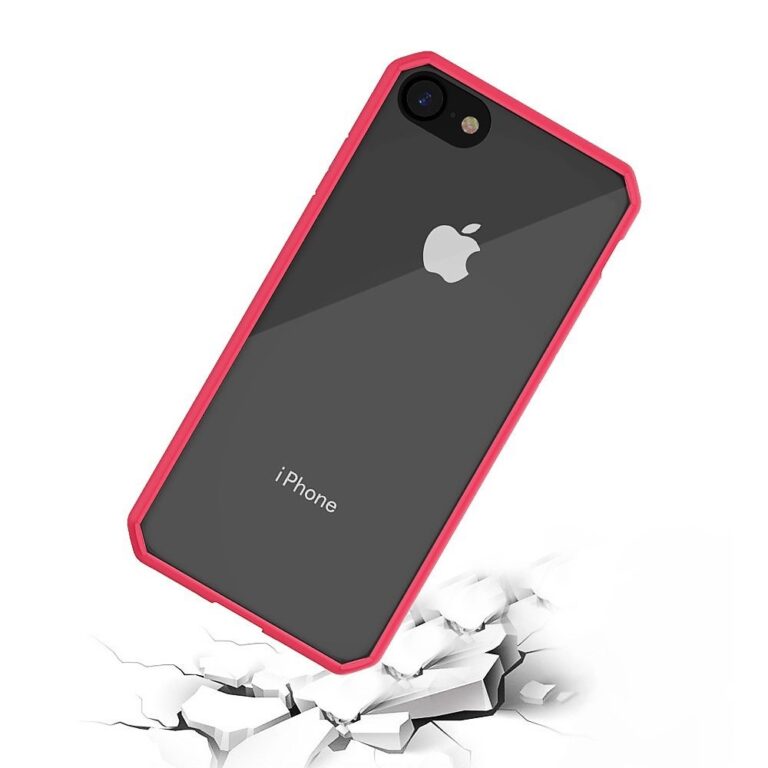 iPhone 7 tok hátlap, Hybrid Edge Pink rózsaszín kemény