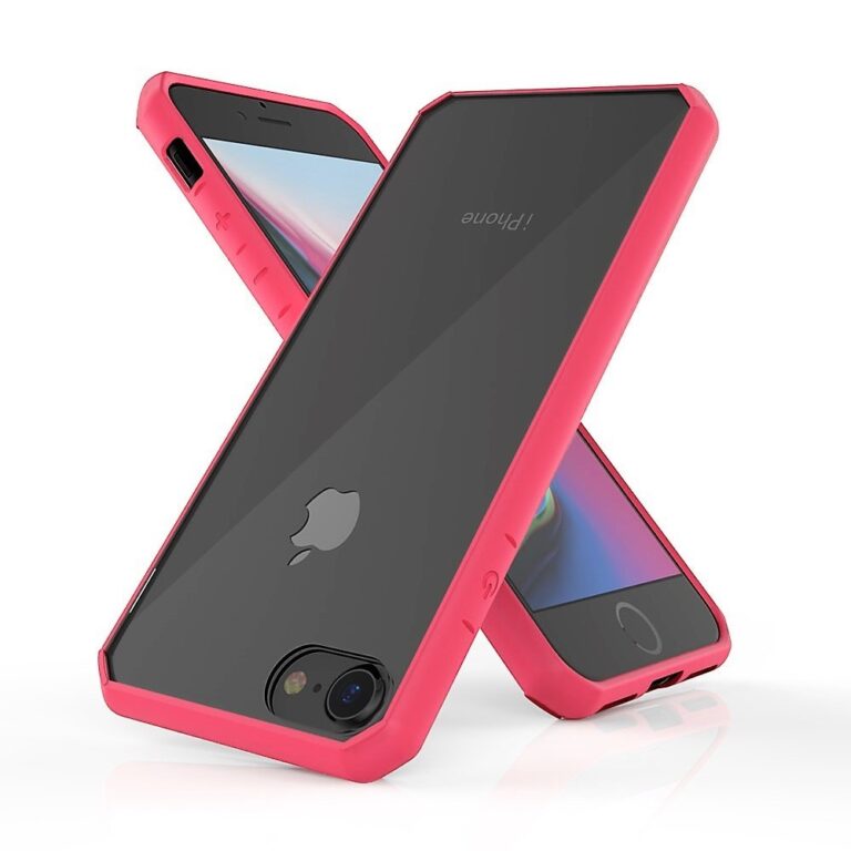 iPhone 8 mobiltok, Edge Hybrid Pink ütésálló rózsaszín