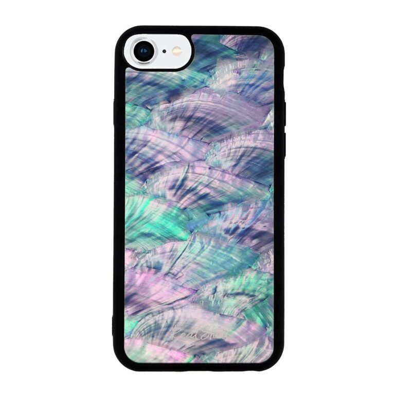 iPhone 7/8 hátlap, RealShell Blue tengerék színű kagyló