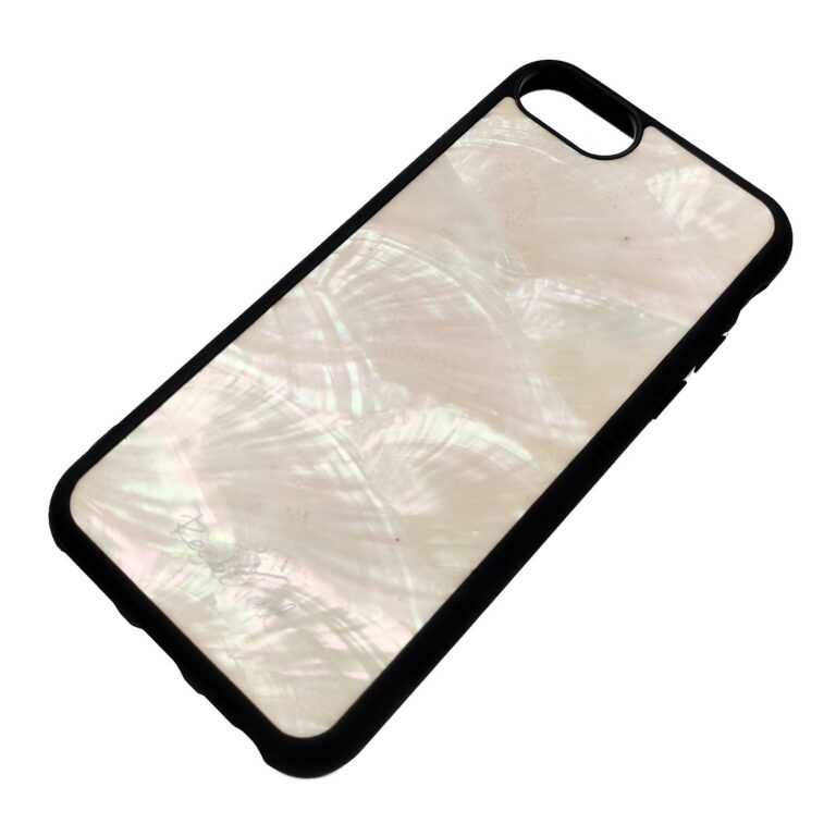 iPhone SE 2020 tok, RealShell White kagyló mintás fehér