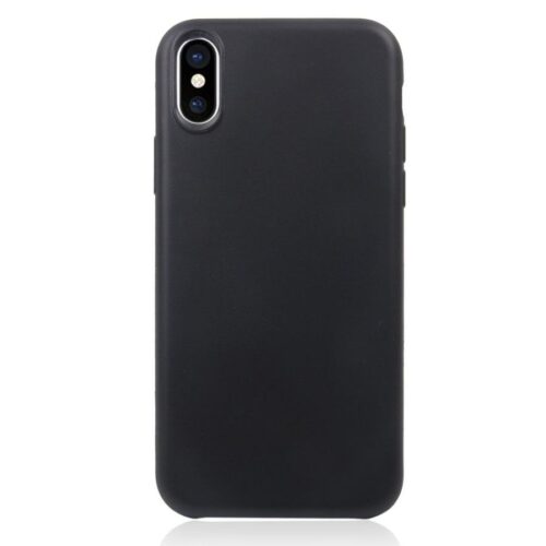 iPhone XS, Soft Black vékony szilikontok fekete