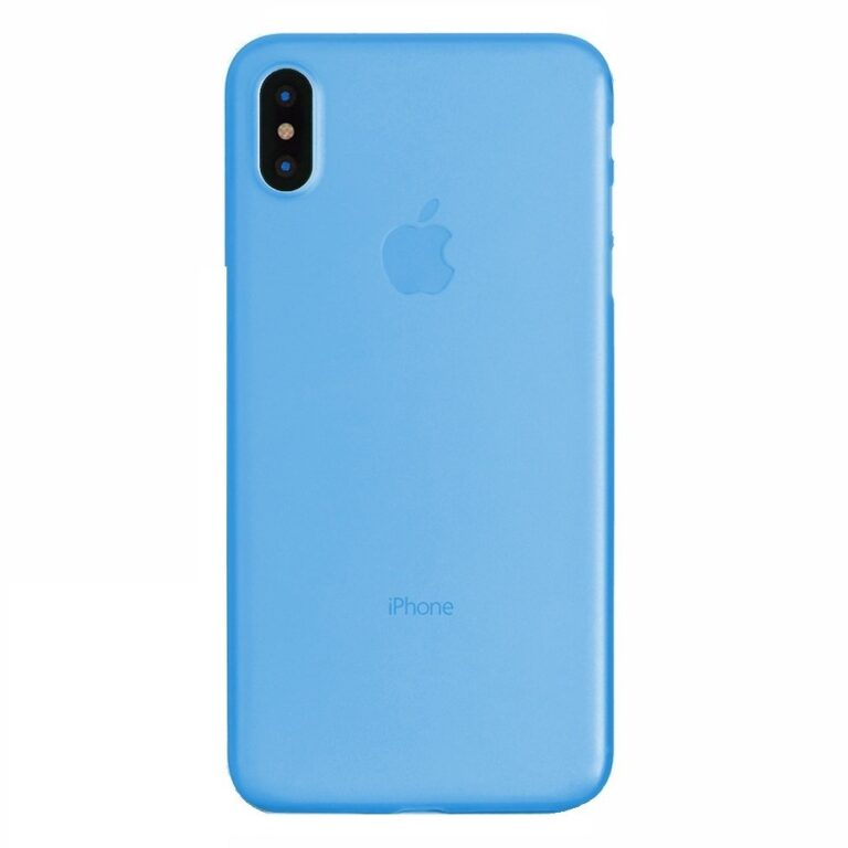 iPhone XS telefontok, Ultrathin Blue slim kemény kék