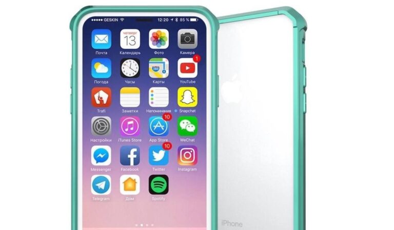 iPhone X védőtok, Hybrid Cian kék szín, többrétegű anyagból