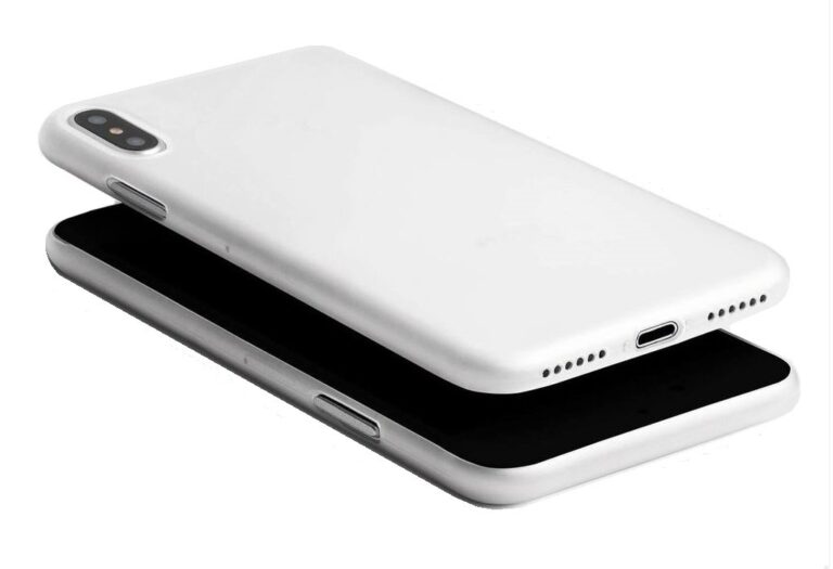 iPhone XS Max telefontok, Ultrathin Frosted átlátszó slim