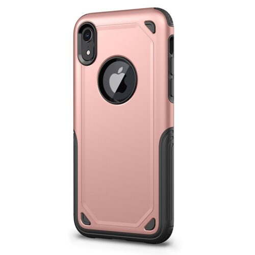 iPhone XR tok, Rugged Armor Rose rózsaszín ütésálló