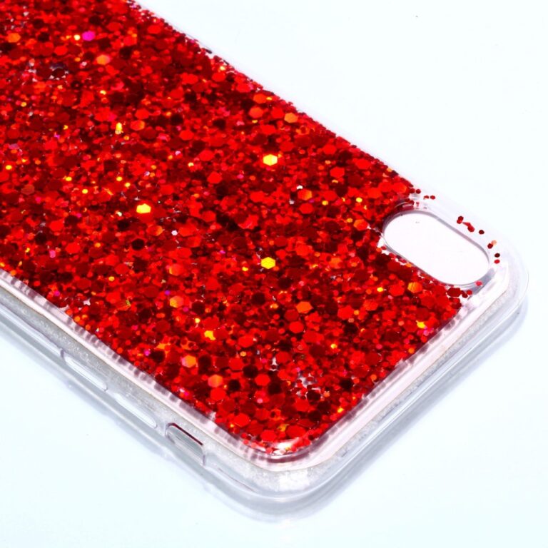 iPhone XR telefontok, Sparkle Red egyeid csillogós piros
