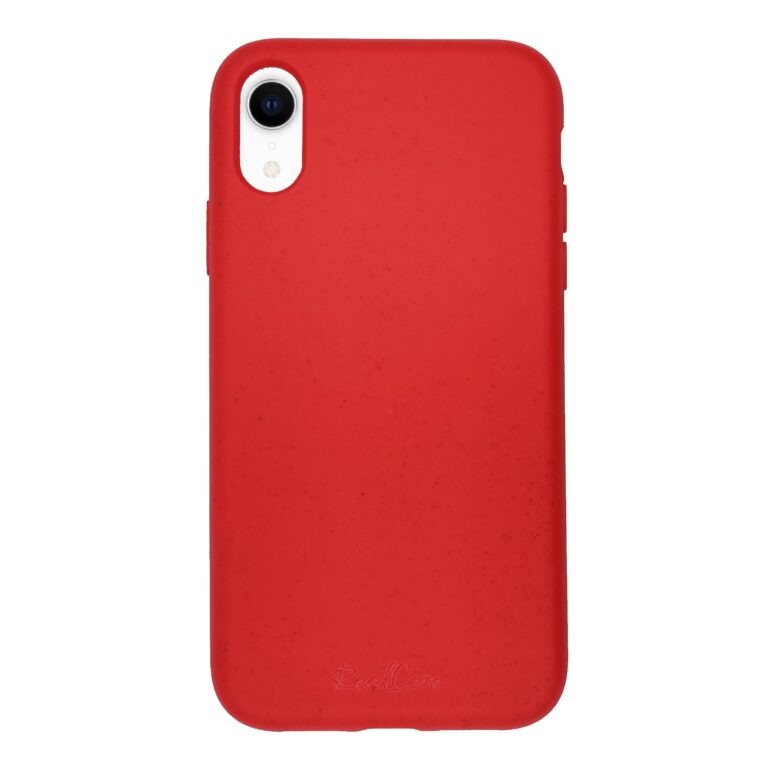 iPhone XR telefontok, RealCare lebomló Red bio ütésálló piros tok